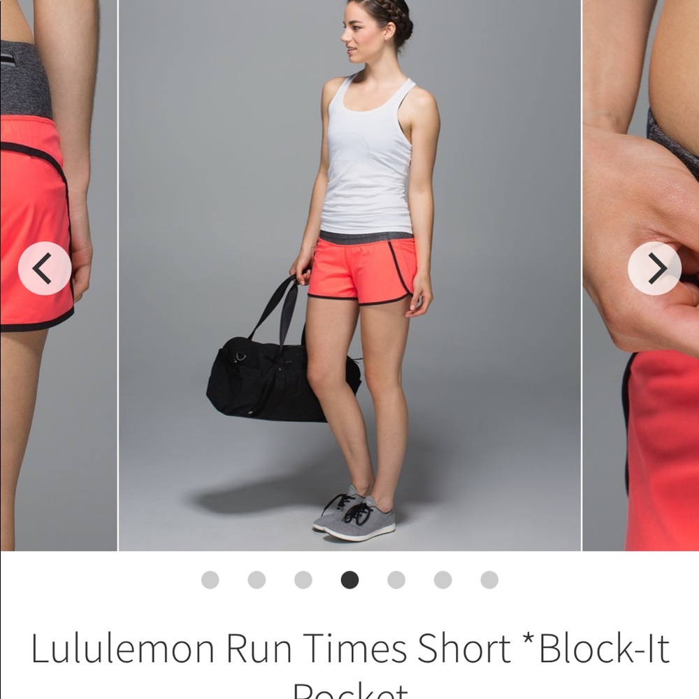 Lululemon Run Times Shorts 4” *lined